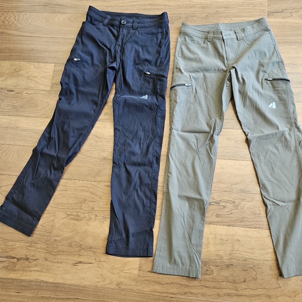EUC Eddie Bauer Straight Leg Pants - Navy and Olive